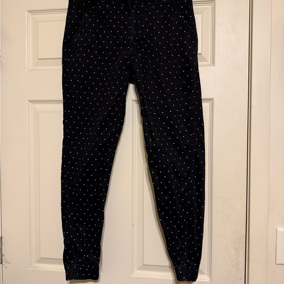 Publish Pants - Publish Black and White Polka Dot Trousers